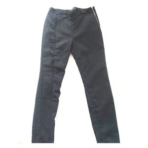 Zara Woman Black Formal Pants Ruffle Accent S